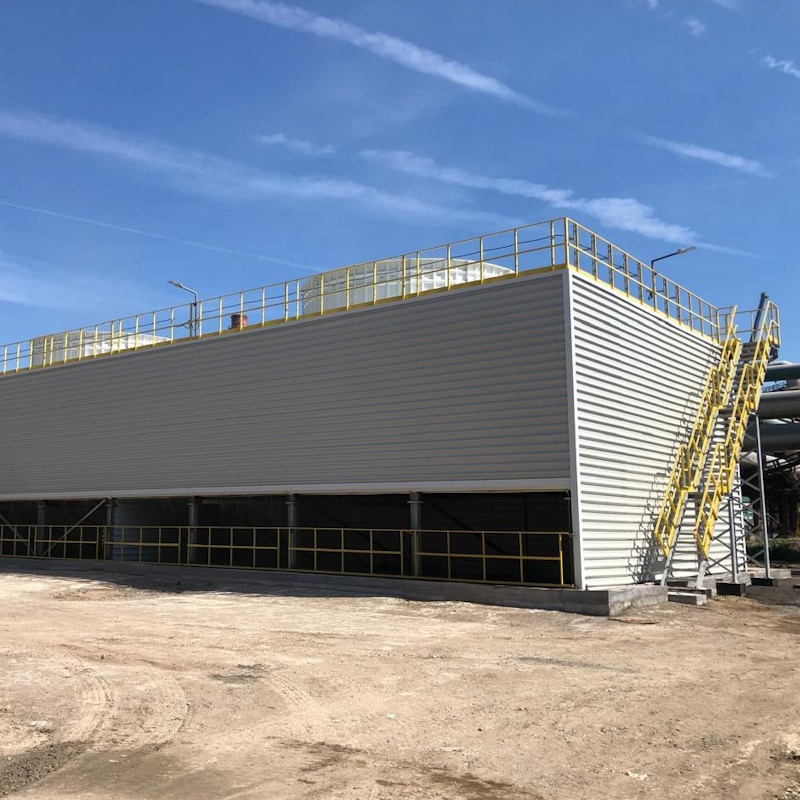 вентиляторная градирня другой ракурс