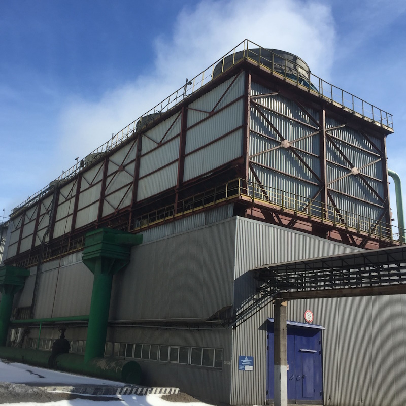 новая вентиляторная градирня